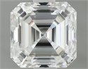 Natural Diamond 0.93 Carats, Asscher with  Cut, F Color, VVS1 Clarity and Certified by GIA