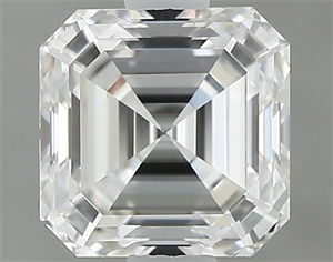 Picture of Natural Diamond 0.93 Carats, Asscher with  Cut, F Color, VVS1 Clarity and Certified by GIA
