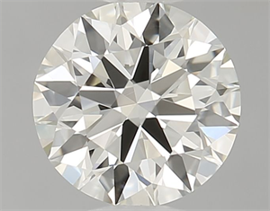 Picture of Natural Diamond 0.78 Carats, Round with Excellent Cut, J Color, IF Clarity and Certified by IGI