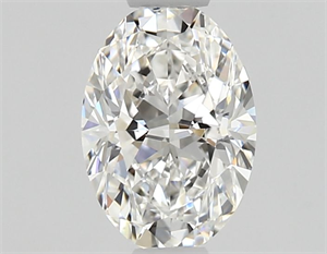 Picture of Natural Diamond 0.56 Carats, Oval with  Cut, E Color, IF Clarity and Certified by GIA