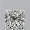 Diamante Natural 1.21 quilates, Princesa , Color H, claridad VVS2 y certificado GIA