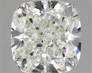 Picture of Natural Diamond 0.53 Carats, Cushion with  Cut, K Color, VS1 Clarity and Certified by GIA