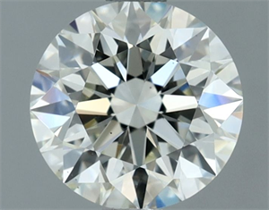 Picture of Natural Diamond 1.20 Carats, Round with Excellent Cut, L Color, VS2 Clarity and Certified by GIA