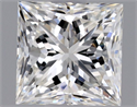 Natural Diamond 0.44 Carats, Princess with  Cut, G Color, VVS2 Clarity and Certified by GIA