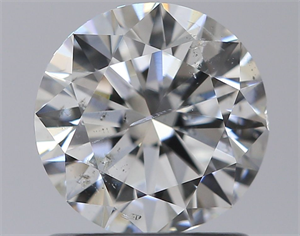 Foto Diamante Natural 1.00 quilates, Redondo , Color G, claridad SI1 y certificado HRD de