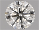 Natural Diamond 0.80 Carats, Round with Very Good Cut, J Color, SI1 Clarity and Certified by GIA