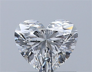 Picture of Natural Diamond 0.51 Carats, Heart with  Cut, E Color, SI1 Clarity and Certified by GIA