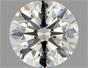 Natural Diamond 1.04 Carats, Round with Excellent Cut, J Color, VVS1 Clarity and Certified by GIA