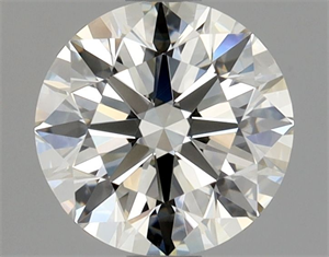 Picture of Natural Diamond 1.04 Carats, Round with Excellent Cut, J Color, VVS1 Clarity and Certified by GIA