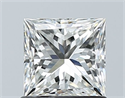 Diamante Natural 1.01 quilates, Princesa , Color H, claridad VVS2 y certificado GIA