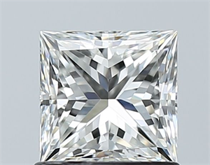 Foto Diamante Natural 1.01 quilates, Princesa , Color H, claridad VVS2 y certificado GIA de