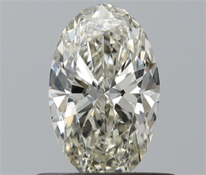 Picture of Natural Diamond 0.53 Carats, Oval with  Cut, K Color, VS1 Clarity and Certified by IGI