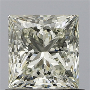 Picture of Natural Diamond 1.02 Carats, Princess with  Cut, L Color, VS1 Clarity and Certified by GIA