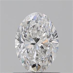 Picture of Natural Diamond 0.90 Carats, Oval with  Cut, E Color, VS2 Clarity and Certified by GIA