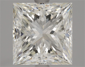 Foto Diamante Natural 3.01 quilates, Princesa , Color I, claridad VVS2 y certificado GIA de