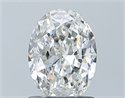 Diamante Natural 0.90 quilates, Ovalado , Color H, claridad VVS2 y certificado GIA