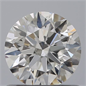 Natural Diamond 0.72 Carats, Round with Excellent Cut, F Color, SI1 Clarity and Certified by GIA