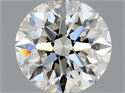 Natural Diamond 0.90 Carats, Round with Excellent Cut, H Color, VS1 Clarity and Certified by GIA