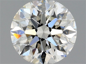 Picture of Natural Diamond 0.90 Carats, Round with Excellent Cut, H Color, VS1 Clarity and Certified by GIA