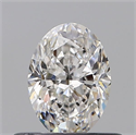 Diamante Natural 0.50 quilates, Ovalado , Color G, claridad VS2 y certificado GIA