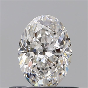 Foto Diamante Natural 0.50 quilates, Ovalado , Color G, claridad VS2 y certificado GIA de