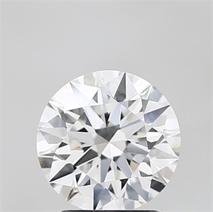 Picture of Lab Grown Diamond 2.06 Carats, Round with Ideal Cut, D Color, IF Clarity and Certified by IGI