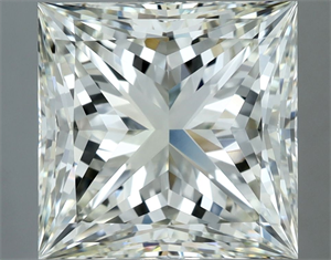 Picture of Natural Diamond 4.53 Carats, Princess with  Cut, K Color, IF Clarity and Certified by IGI