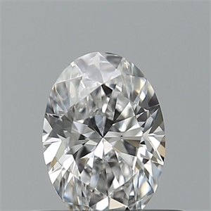 Picture of Natural Diamond 0.40 Carats, Oval with  Cut, D Color, VVS1 Clarity and Certified by GIA