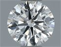 Natural Diamond 0.52 Carats, Round with Excellent Cut, J Color, VS1 Clarity and Certified by GIA