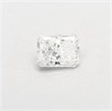 Natural Diamond 2.01 Carats, Radiant with  Cut, F Color, SI1 Clarity and Certified by GIA