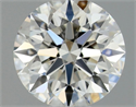 Diamante Natural 0.44 quilates, Redondo , Color H, claridad IF y certificado GIA