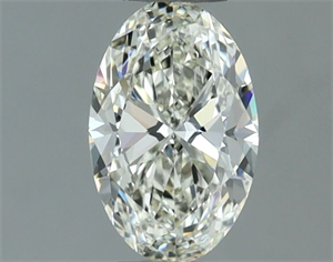 Picture of Natural Diamond 0.60 Carats, Oval with  Cut, I Color, VVS1 Clarity and Certified by IGI
