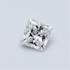 Foto Diamante Natural 0.31 quilates, Princesa , Color G, claridad VVS2 y certificado GIA de