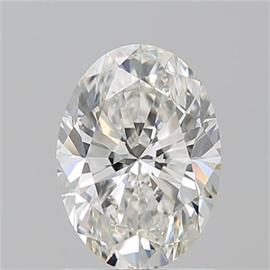 Picture of Natural Diamond 1.40 Carats, Oval with  Cut, H Color, VVS2 Clarity and Certified by GIA