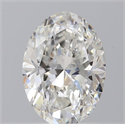 Natural Diamond 1.20 Carats, Oval with  Cut, H Color, SI1 Clarity and Certified by GIA