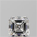 Natural Diamond 1.01 Carats, Asscher with  Cut, F Color, VVS2 Clarity and Certified by GIA