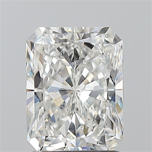 Picture of Natural Diamond 1.70 Carats, Radiant with  Cut, G Color, SI2 Clarity and Certified by GIA