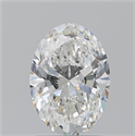 Natural Diamond 1.50 Carats, Oval with  Cut, G Color, VS2 Clarity and Certified by GIA