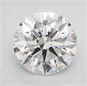 Lab Grown Diamond 2.02 Carats, Round with Ideal Cut, E Color, VVS1 Clarity and Certified by IGI
