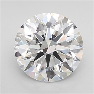 Picture of Lab Grown Diamond 2.02 Carats, Round with Ideal Cut, E Color, VVS1 Clarity and Certified by IGI