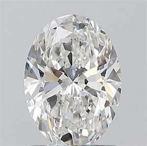 Foto Diamante Natural 1.01 quilates, Ovalado , Color F, claridad SI1 y certificado GIA de