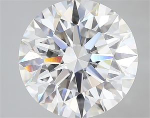 Picture of Lab Grown Diamond 5.04 Carats, Round with Ideal Cut, E Color, VVS1 Clarity and Certified by IGI