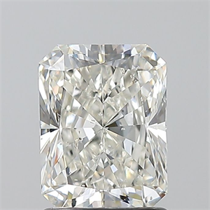 Foto Diamante Natural 1.51 quilates, Radiante , Color I, claridad SI2 y certificado GIA de