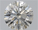 Natural Diamond 0.41 Carats, Round with Excellent Cut, G Color, VS2 Clarity and Certified by GIA