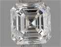 Natural Diamond 0.50 Carats, Asscher with  Cut, E Color, SI2 Clarity and Certified by IGI