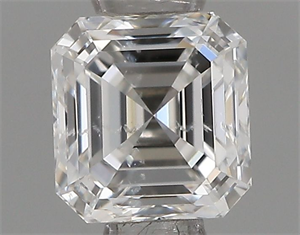 Picture of Natural Diamond 0.50 Carats, Asscher with  Cut, E Color, SI2 Clarity and Certified by IGI