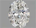 Natural Diamond 0.40 Carats, Oval with  Cut, E Color, VS2 Clarity and Certified by GIA