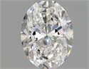 Natural Diamond 0.40 Carats, Oval with  Cut, E Color, VS2 Clarity and Certified by GIA