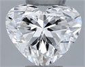 Natural Diamond 0.30 Carats, Heart with  Cut, E Color, VVS1 Clarity and Certified by GIA