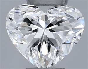 Picture of Natural Diamond 0.30 Carats, Heart with  Cut, E Color, VVS1 Clarity and Certified by GIA